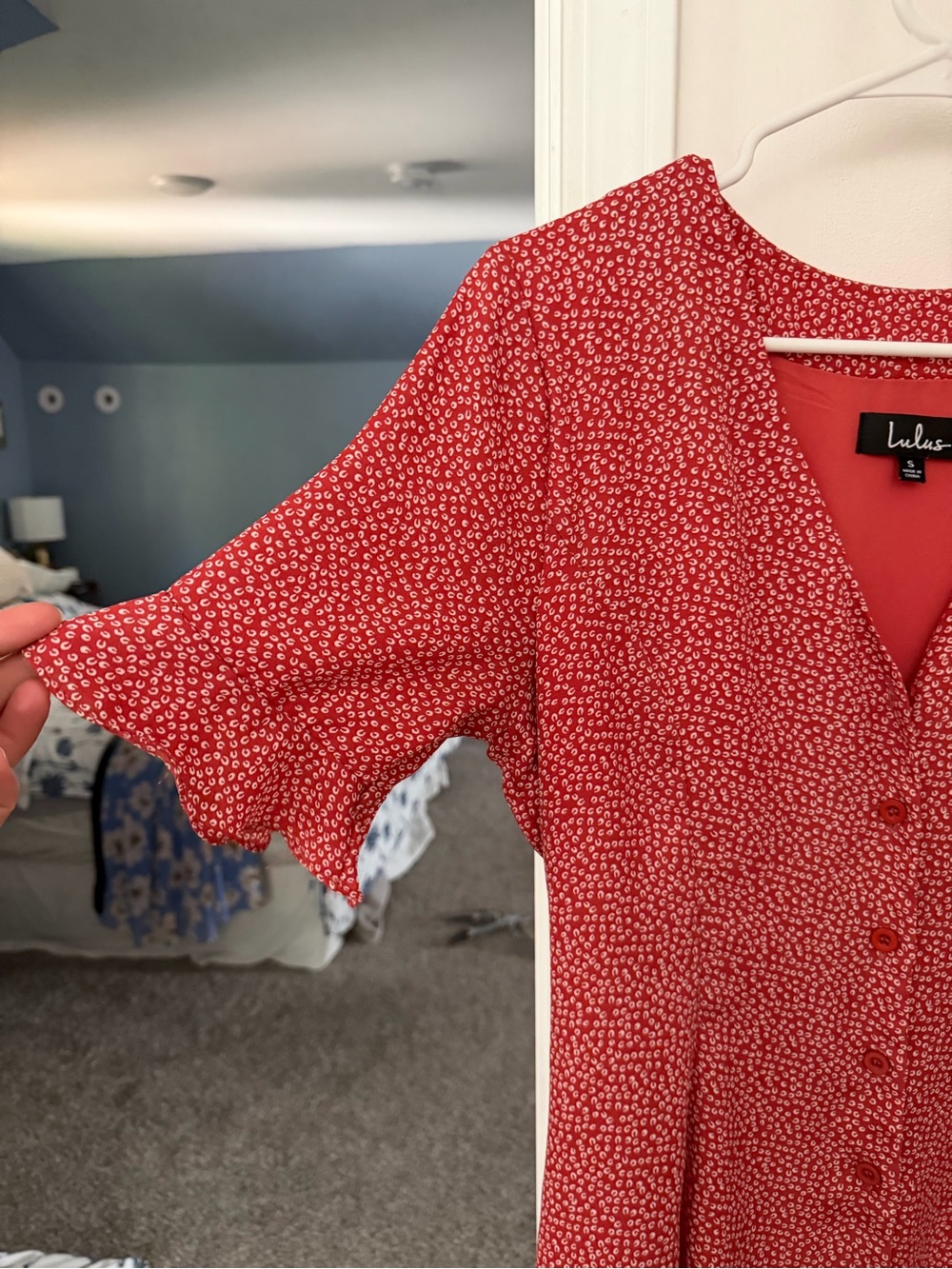 Lulu’s Rust Colored Dress, Size Small - Picture 3 of 4